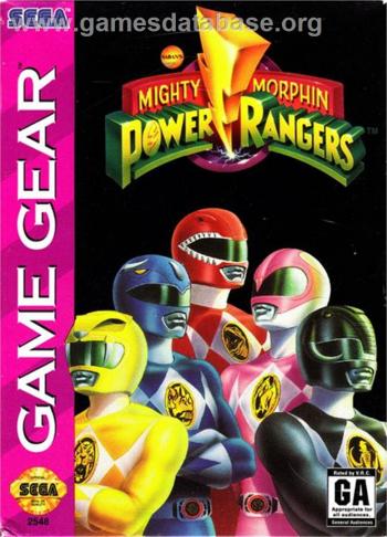 Cover Mighty Morphin Power Rangers for Game Gear